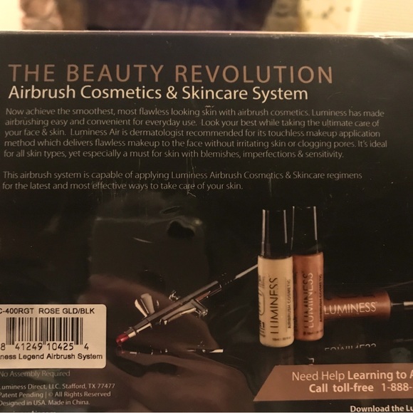 Luminess Air LC-400RGT Legend Airbrush Makeup System Compressor NEW Rose Gold/BL - Picture 1 of 5